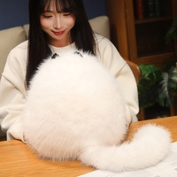 Nouvelles Idées de Produits Jouet de Chat Persan Blanc en Peluche Douce pour Enfants Bébé Poupée Animal en Peluche avec Doublure en Coton PP pour Soulager le Stress