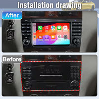 Reproductor multimedia para coche con sistema Linux STWEI para Mercedes Benz CLC W203 Clase C C180 C200 CLK200 GPS RDS Estéreo