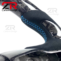 Volant de direction en cuir véritable forgé en fibre de carbone personnalisé pour Hyundai Elantra N I30N I20N Veloster N, accessoires intérieurs de voiture