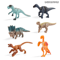 12 Stück Kleine Sammelbare Realistische PVC-Dinosaurier-Spielzeuge Lehrreiche Tierfiguren Spiele für Kinder