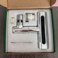 Connecteur de Robinet Rotatif Universel ABS pour Rénovation Commerciale, Adaptateur de Bec de Robinet Pivotant ABS pour Projet de Toilettes Publiques OEM