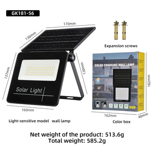 Mới thuận tiện cảm ứng lumen cao có thể gập lại tích hợp <span class=keywords><strong>Led</strong></span> ngoài trời sân vườn nhà năng lượng mặt trời ánh sáng - Product Image 2