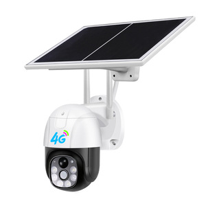 Caméra de surveillance solaire 4G extérieure V380, 2MP HD, vision nocturne couleur, étanche, caméra de sécurité domestique - Product Image 1