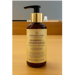 อินดูมริทิกา เนเชอรัล คอนดิชันเนอร์สมุนไพร 2-in-1 บำรุงผมให้ชุ่มชื้นและเพิ่มวอลลุ่ม สำหรับผมเส้นเล็ก พร้อมป้องกันผมร่วง - Product Image 5