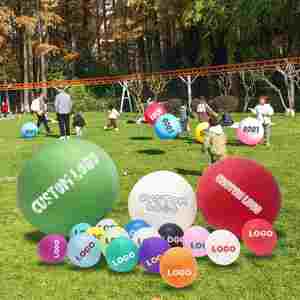 Ballons personnalisés avec logo imprimé, en latex, pour décorations de mariage, d'anniversaire, publicitaires, forme ronde, grand format, ballons de fête personnalisés - Product Image 1