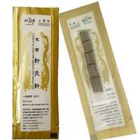 Vente en gros d'aiguilles de sujuk stériles, aiguilles d'acupuncture auriculaires faciales courtes 0.16x7mm, 500 pièces par boîte