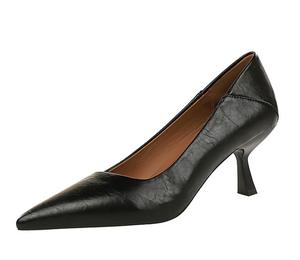 Sepatu Hak Tinggi Wanita Musim Panas Terbaru, Foto Asli, Model Slip-On Ujung Runcing, Hak Tinggi untuk Kerja dan Komuter, Stiletto Elegan - Product Image 6