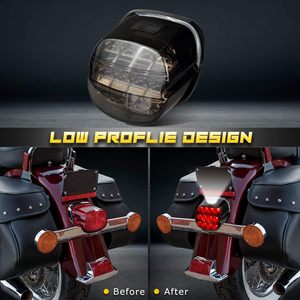 Feux arrière LED fumés pour moto, feux de freinage compatibles avec Harley Dyna Road King <span class=keywords><strong>Electra</strong></span> Glide Street - Product Image 3