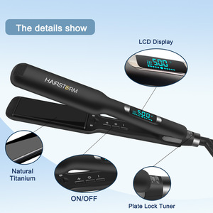 Fer à lisser professionnel MCH Planchas De Cabello Salon Hair Private Label 480F NanoTitanium Fer plat portable - Product Image 6