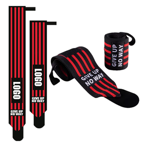 2 Piezas de Muñequeras <span class=keywords><strong>El</strong></span>ásticas <span class=keywords><strong>para</strong></span> Gimnasio, <span class=keywords><strong>para</strong></span> Deporte, Ejercicio, Entrenamiento, Levantamiento de Pesas, Muñequeras de Seguridad Ajustables - Product Image 1