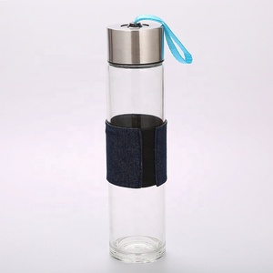 2019 venta al por mayor precio barato de fábrica transparente de jugo de vidrio de botella de agua - Product Image 3