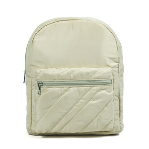 Customized Manufacturer Fashion Polyester Outdoor <b>Travel</b> Life <b>Backpack</b> Fluffy Embroidered Plaid Ladies <b>Backpack</b> - Product Image 1