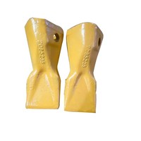 2085235 208-5235 DRS230 Dents de pénétration pour pelle rétrocaveuse avec adaptateur, en acier allié 48-52HRC, 1,6 kg