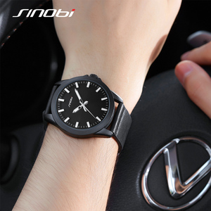 <span class=keywords><strong>Montre</strong></span> à quartz de luxe <span class=keywords><strong>pour</strong></span> <span class=keywords><strong>homme</strong></span> Sinobi, 43 mm, design simple, aiguilles lumineuses, <span class=keywords><strong>bracelet</strong></span> en cuir, mouvement <span class=keywords><strong>SEIKO</strong></span> S9804G - Product Image 5