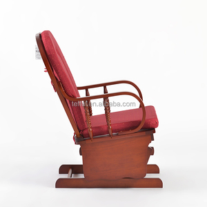 Eco-friendly maternity nursing center <b>nursery</b> <b>wooden</b> glider rocking chair - Product Image 3