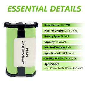 Ni-mh <span class=keywords><strong>1500mAh</strong></span> <span class=keywords><strong>2.4v</strong></span> aa טעינה aa סוללות nimh סוללות לטלפון אלחוטי סוללה SDCP-H353 - Product Image 2