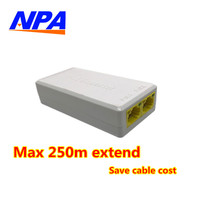 ANPA Pabrik Langsung 10/100M 250M POE Extender 1 in 4 Out 1 in 2 Out POE Repeater untuk Sistem Keamanan Switch PoE Kamera IP PoE