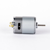 Motor DC 380 untuk Mainan DIY, Peralatan Kecil, 6-24V, 6000-24000RPM, Kecepatan Tinggi, Motor Mikro R380 untuk Hobi, Semua Berbahan Logam