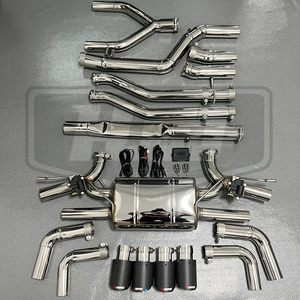 Système d'échappement Cat-Back en acier inoxydable avec soupape électronique pour BMW 530E G30 B48 2.0T 545E, son puissant - Product Image 4