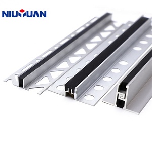 Niuyuan Nhà Máy Giá Nhiệm Vụ Nặng Nề Nhôm Sàn Gạch Mở Rộng Doanh Với Đen Cao Su Chèn - Product Image 1
