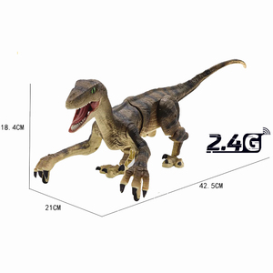 Venta al por mayor DIY plástico grande sonido simulado luz <span class=keywords><strong>control</strong></span> remoto caminar <span class=keywords><strong>robot</strong></span> eléctrico dinosaurio juguete para niños - Product Image 4