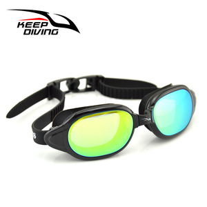 แว่นตาว่ายน้ำสำหรับดำน้ำรุ่น SG-860 เลนส์เคลือบมิเรอร์ ป้องกันฝ้า กันน้ำ กันรังสียูวี กรอบใหญ่ ใช้ได้กับทุกคน - Product Image 1