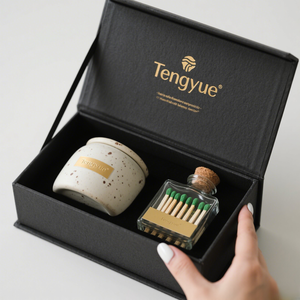 Caja de papel Kraft ecológica rentable personalizada, caja de regalo para estampado de lámina de oro de vela - Product Image 3