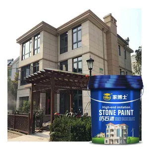 High Quality Natural Style Exterior Wall Decoration Material Natural Stone Textured Paint