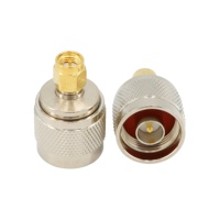 Adaptador tipo SMA a N Conector macho N a macho SMA para antena WiFi CB Radio y sistemas de transmisión