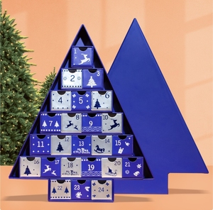 24個入り クリスマスツリー<span class=keywords><strong>DIY</strong></span>ミステリーサプライズギフトボックス 光沢ラミネート加工済みリジッドボックス 子供用 キャンドル用 - Product Image 4
