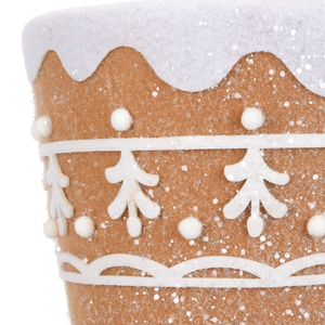 Wholesale Creative Khaki Tree Pattern Gingerbread Hat <b>Topper</b> Christmas Tree Ornaments - Product Image 3