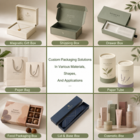 Boîte à tiroirs de luxe personnalisée, logo imprimé sur mesure, boîte cadeau pour soins de la peau et parfums
