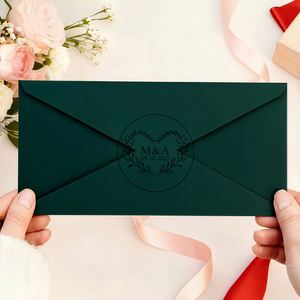 Etiquetas Personalizadas para Boda, Monogramas con Iniciales, Pegatinas Transparentes Impermeables, Etiquetas Redondas, Regalo de Cumpleaños - Product Image 5