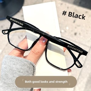 58092bv retro phong cách unisex TR90 vuông rắn Kính đọc sách Kim Cương khuôn mặt hình dạng Internet người nổi tiếng cận thị Kính mắt Frames - Product Image 4