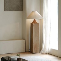 Lampe de bureau et lampe sur pied créative en bois massif de style chinois pour maison d'hôtes