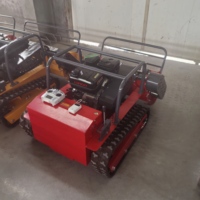 Tondeuse à gazon sans fil télécommandée ultra longue portée, à châssis en acier, autopropulsée, à couple élevé, pour usage en parc, 550 mm