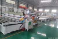Ligne de production de géotextile Ligne de production de géomembranes HDPE