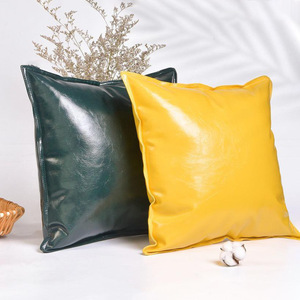 Fundas de almohada de cuero personalizadas, cojines frescos de verano, almohadas para sillas, fundas de almohada minimalistas de estilo nórdico - Product Image 3