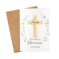 Cartes de Pâques religieuses avec motif croix pour événements paroissiaux – Commande en gros