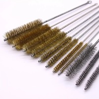 Brosse métallique multifonctionnelle, brosse de nettoyage flexible pour le polissage des bijoux et des bagues, accessoire durable, brosse de nettoyage pour tuyaux en cuivre