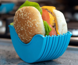 再利用可能な便利な調整可能なシリコンバーガーホルダーメスバーガーバディ固定ボックス拡張可能なフードホルダー - Product Image 6