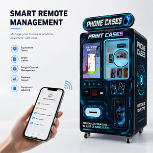 Distributeur automatique de coques de téléphone personnalisées, machine à coques de téléphone DIY, paiement multi-mode pour salles de jeux, magasins de cadeaux - Product Image 3