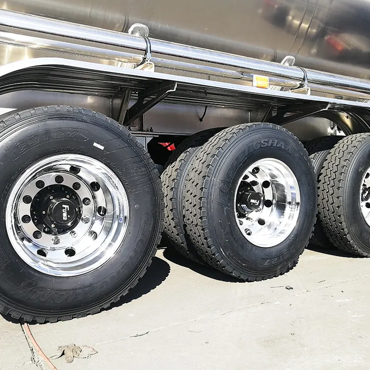 High Bearing Capacity 3 Axles 45Cbm 45000 Liters 45Tons Fuel Tanker Trailer For Sale