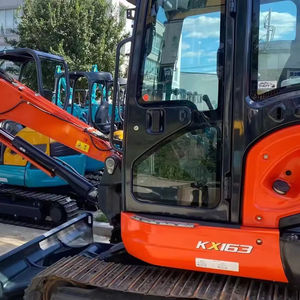 Excavadora de orugas de 6 toneladas con certificado CE para KX163 Mini Digger usada con motor y cubo de motor de Japón - Product Image 1