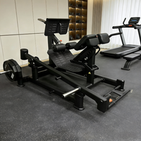 Machine à fessiers et à fessiers-hanches professionnelle à charge libre en métal, pour usage commercial, direct usine, avec sécurité renforcée pour la musculation des fessiers et des jambes