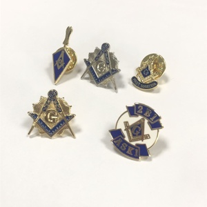 Nhà Máy Giá Món Quà Lưu Niệm Lá Chắn Tùy Chỉnh Đồng Cổ Phun Cát Kim Loại Y Tế Men Lê Hình An Toàn Kim Pin - Product Image 4