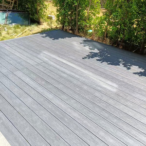 Tarima de Madera Plástica para Exteriores Moderna, Anticorrosiva, Impermeable, Sólida, Coextruida, con Sistema de Cierre Doble, Solución Total para Jardín y <span class=keywords><strong>Terraza</strong></span> - Product Image 6