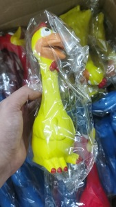 Bestseller in lattice masticabile cigolante cane pollo giocattolo eco-friendly resistente al suono <span class=keywords><strong>Pet</strong></span> forniture per cane - Product Image 4