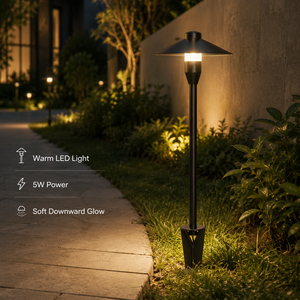 Modern Outdoor Lawn Lamp Aluminum IP65 Waterproof Led Garden <b>Light</b> With Spike 5W Warm White Outdoor Pathway Lighting - Product Image 3