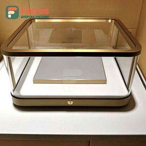 High End <b>Jewelry</b> Counter Glass Display <b>Cabinet</b> LED Light Luxury Modern Premium Showcase for <b>Jewelry</b> Store - Product Image 5